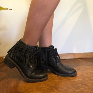 House of Harlow 1960 Fringe Boot